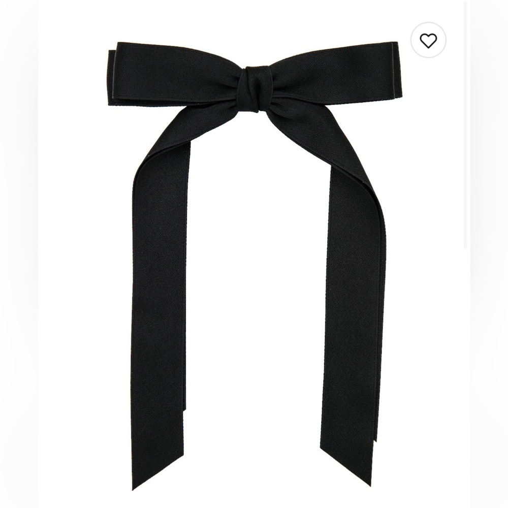 ✨SHASHI 🎀 HAIR BOW IN NOIR✨